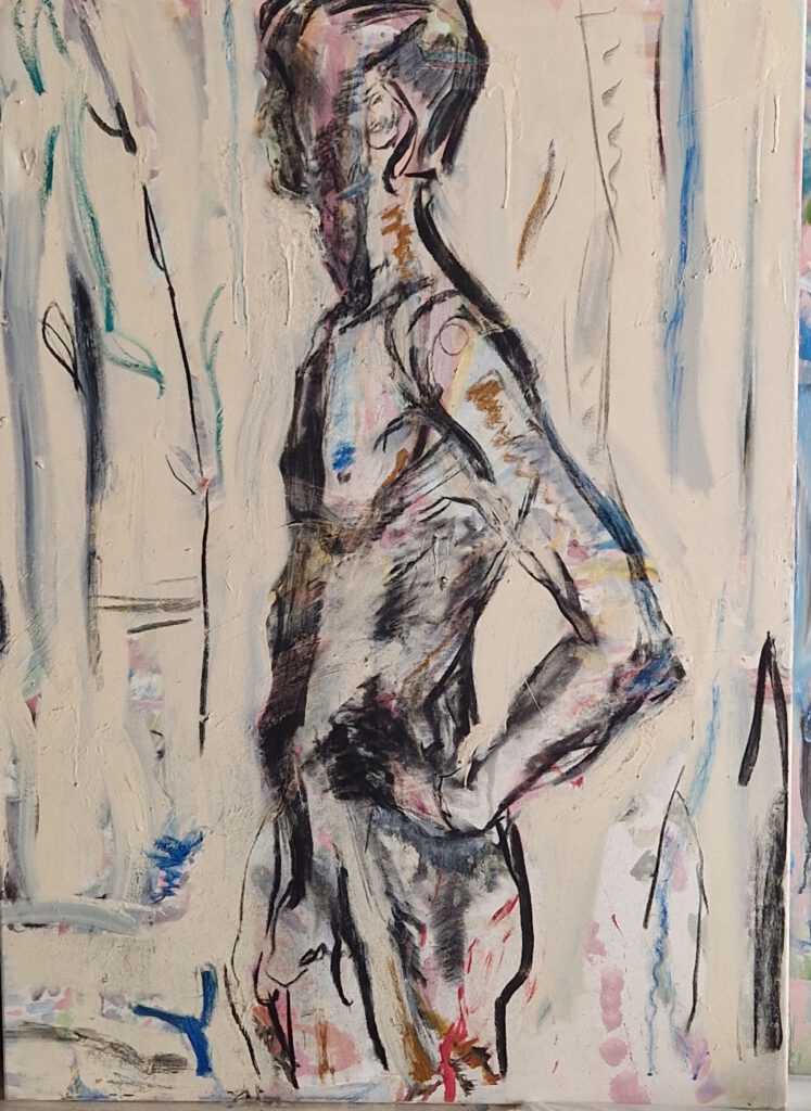 Tamyo Leonard, Modell im Raum/ Phillipp, 1,40 m x 1,00 m