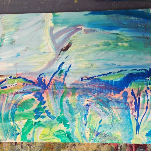 Todays work# Landschaftliches # Breton# Nadja# die Schönheit wird konvulsiv sein oder sie wird nicht sein