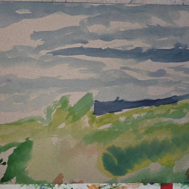 Todays work#berlin painter#Atelier Obersee