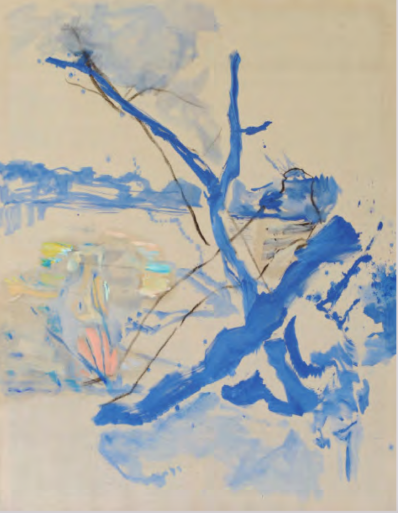 Tamyo Leonard, Zeichen/ am Ufer , 1,55 m x 1,35 m