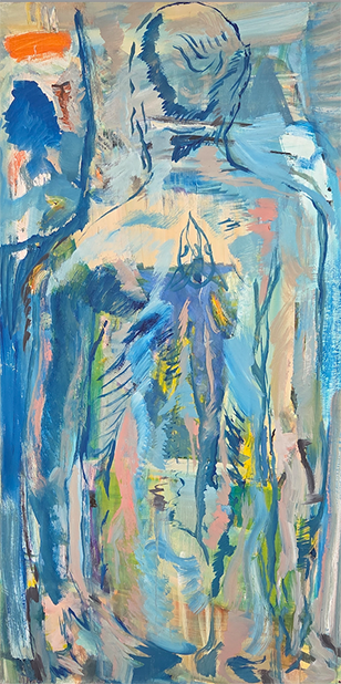 Tamyo Leonard, Akt im Raum, 1,50 m x 1,80 m