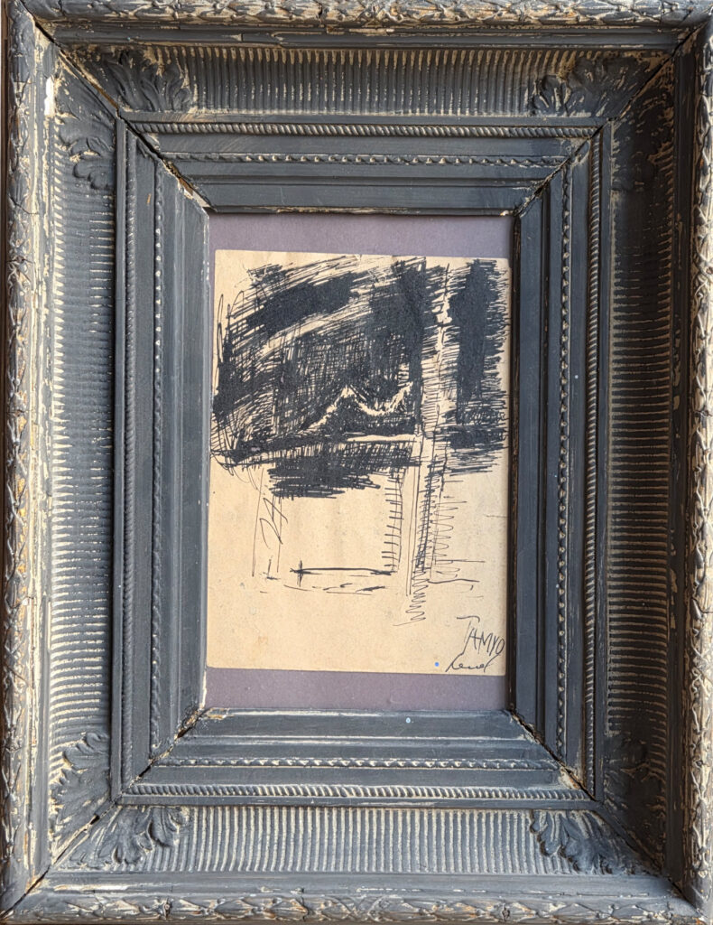 Tamyo Leonard, Fensterausblick, 20 x 15 cm