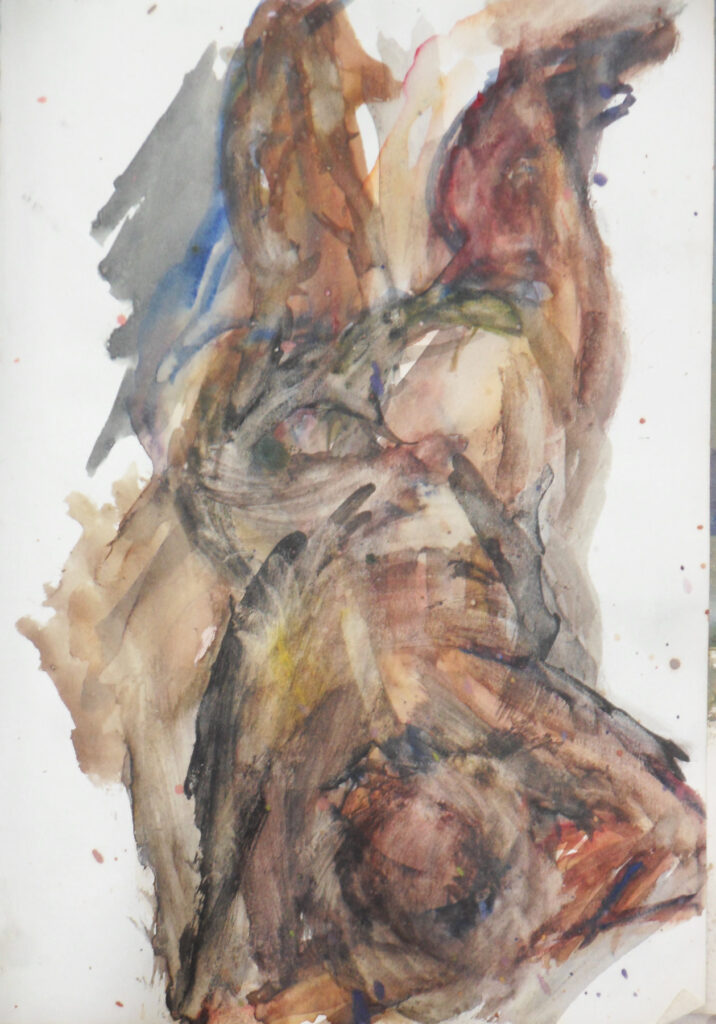 Tamyo Leonard, Liegende, Altlangsow, 30 x 20 cm