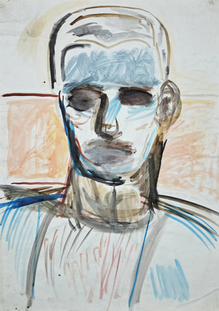 Tamyo Leonard, Selbstporträt, 87 x 63 cm