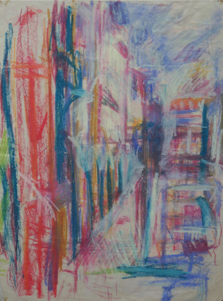 Tamyo Leonard, Strasse, 40 x 30 cm