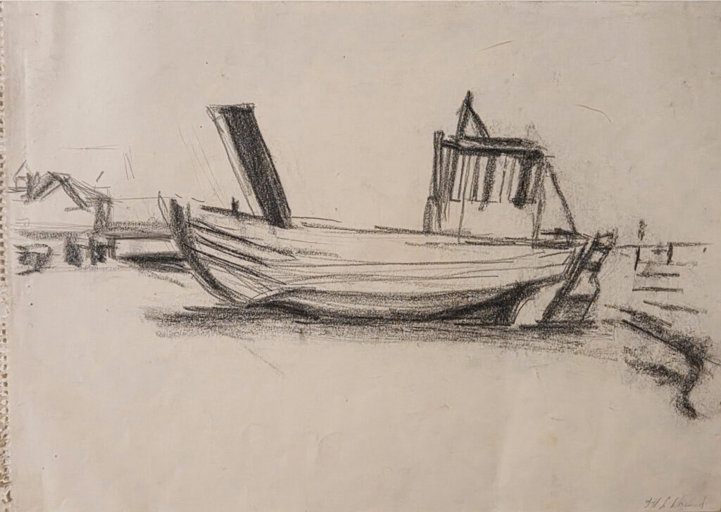 Tamyo Leonard, Usedom, Boot, 41 x 30 cm