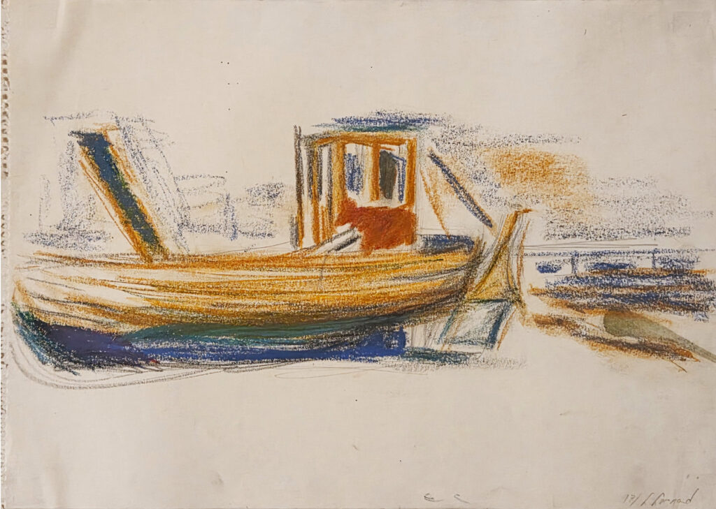 Tamyo Leonard, Usedom, Boot II, 41 x 30 cm