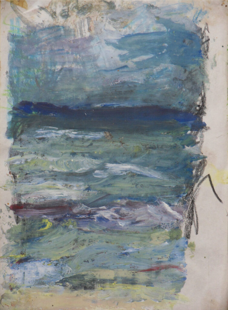 Tamyo Leonard, Usedom I, Papierarbeit, 28 x 18 cm