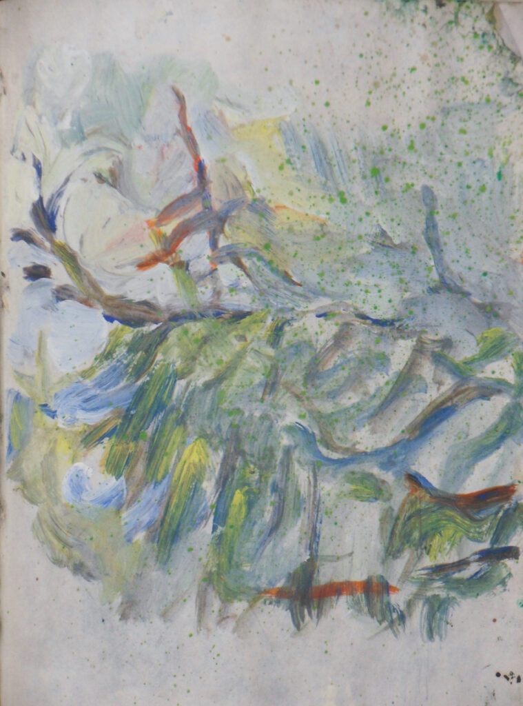 Tamyo Leonard, Usedom II, Papierarbeit, 28 x 18 cm