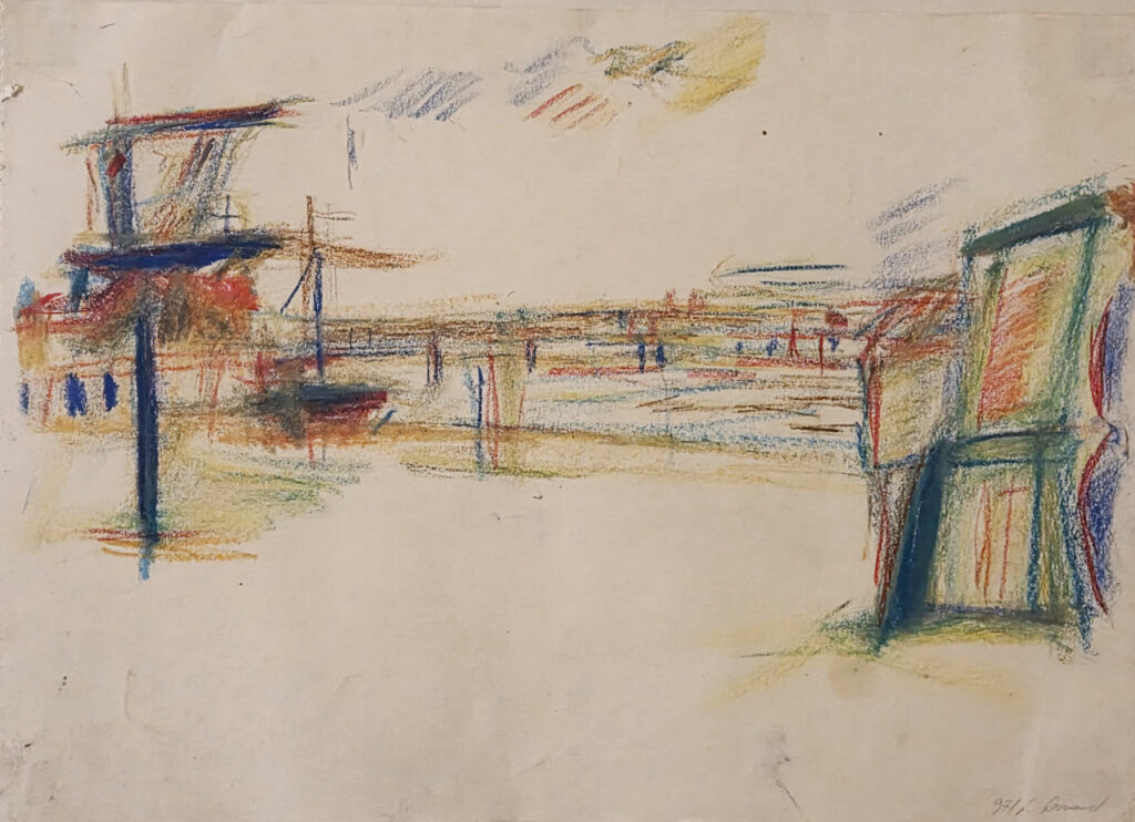 Tamyo Leonard, Usedom, Strandturm, 41 x 30 cm